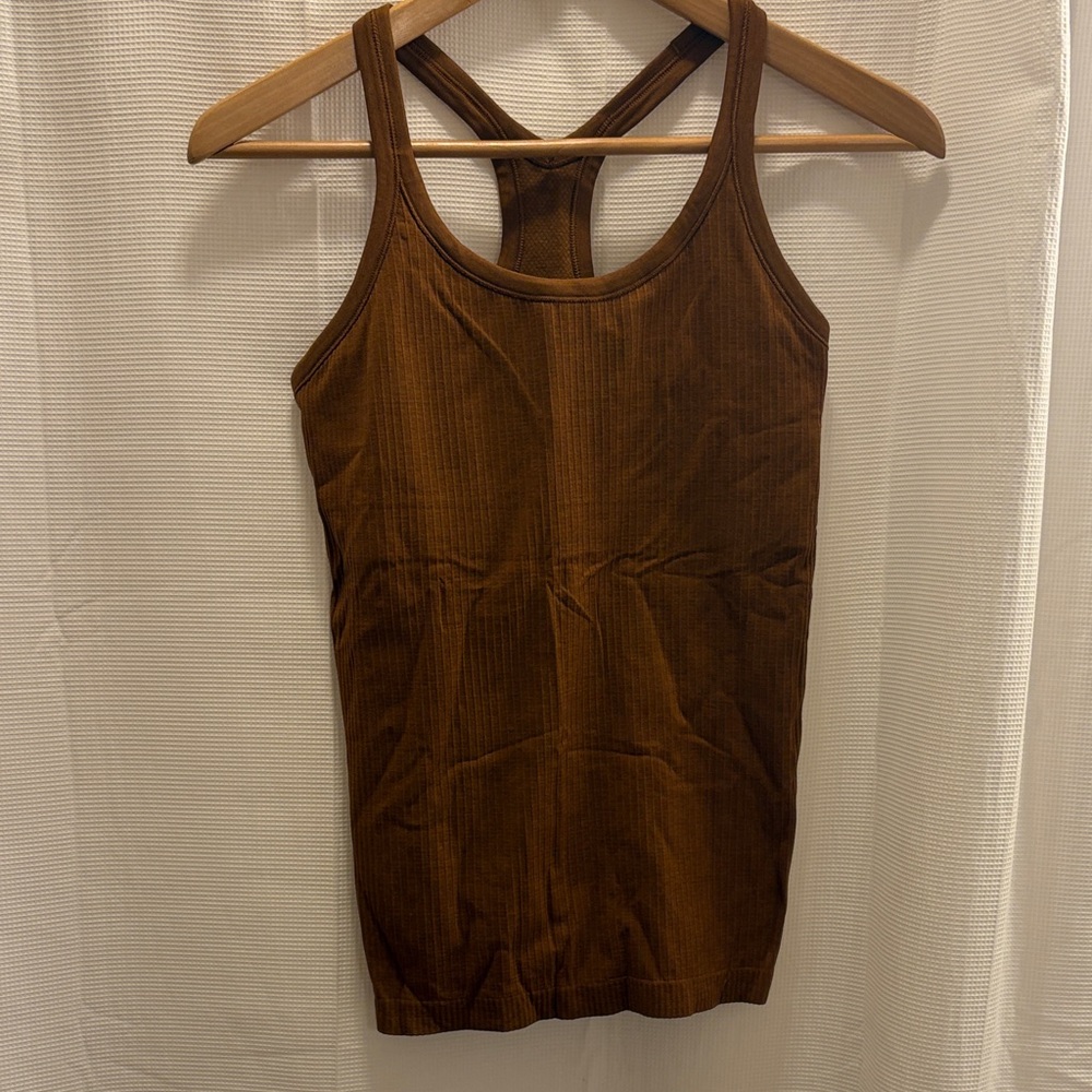 Lululemon Chestnut Ribbed Women's Tank Top